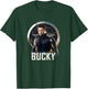 Marvel Falcon & Winter Soldier Bucky Shield Portrait V2 T-Shirt - T-Shirt | Forest