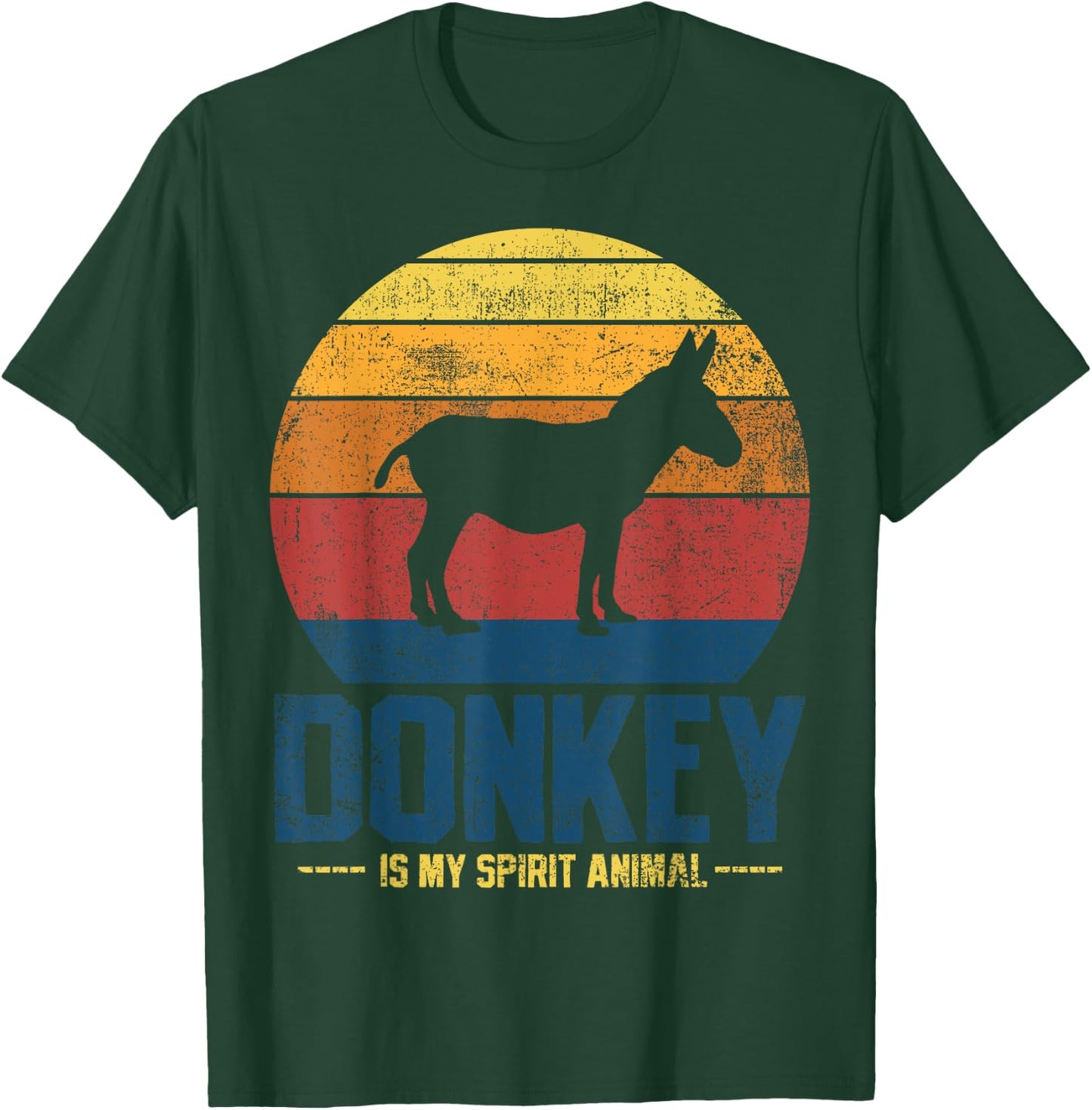 Donkey Farmer Vintage T-Shirt - T-Shirt | Forest