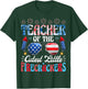 Teacher Of The Cutest Little Firecrackers USA 4th Of July T-Shirt - T-Shirt | Forest