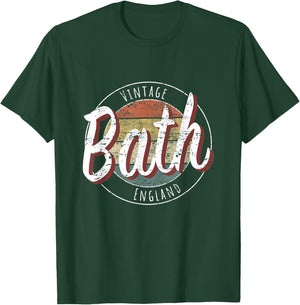 Vintage Bath England T-Shirt - T-Shirt | Forest