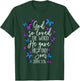 Christian Bible Verse God Gave His Son John 5:13 Butterfly T-Shirt - T-Shirt | Forest