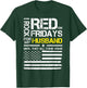 Red Friday Military Wife Shirt Wear Red For My Husband T-Shirt - T-Shirt | Forest
