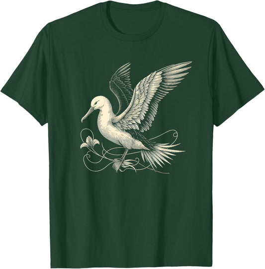 Albatross Graphic Art Design And Men T-Shirt - T-Shirt | Forest