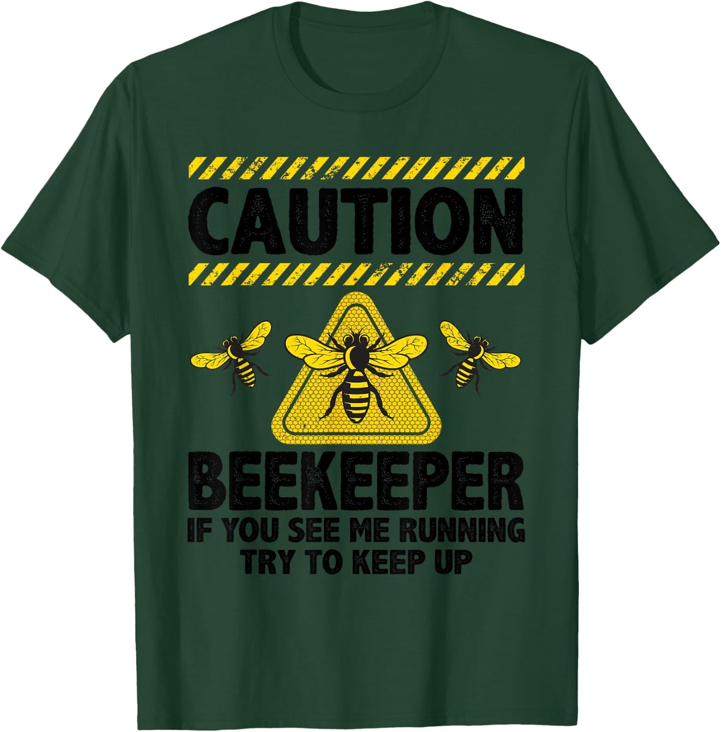 Funny Beekeeper Art Women Bee Hive Lover Beekeeping T-Shirt - T-Shirt | Forest