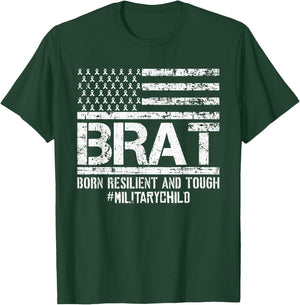American Flag Month Of The Military Child Army Soldier Kids T-Shirt - T-Shirt | Forest
