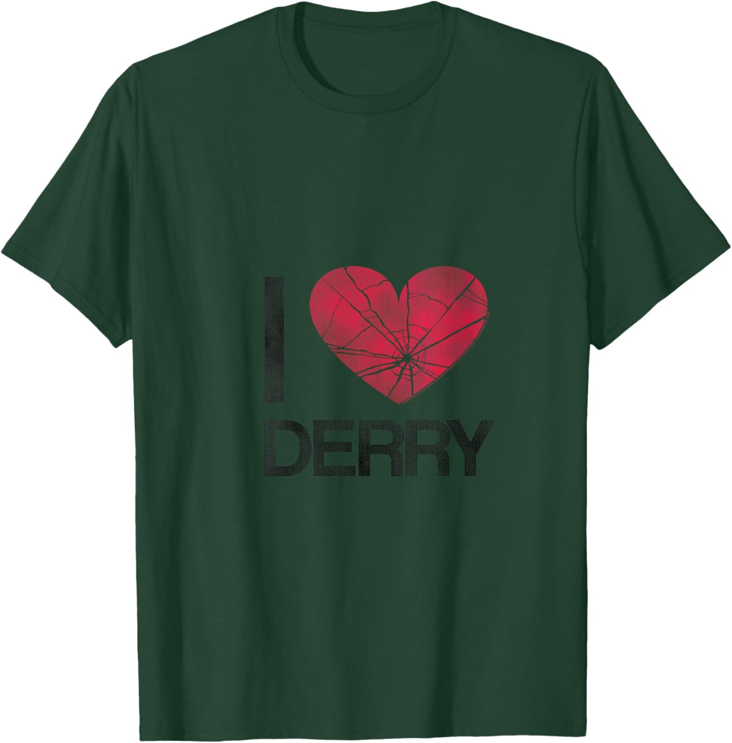 It I Heart Derry Stephen King Horror V-Neck T-Shirt - T-Shirt | Forest