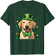 Labrador St Patricks Day Leprechaun Shamrock Irish T-Shirt - T-Shirt | Forest