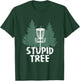 Disc golf set Disc golf Disc golfing bag Disc golf frisbees T-Shirt - T-Shirt | Forest