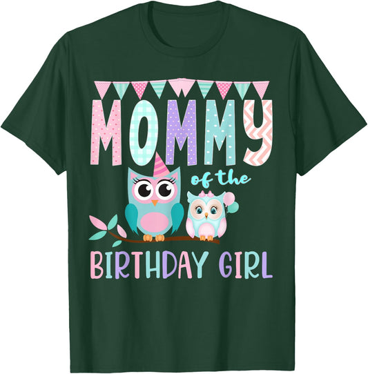 Owl Birthday Party Matching Group T-Shirt - T-Shirt | Forest