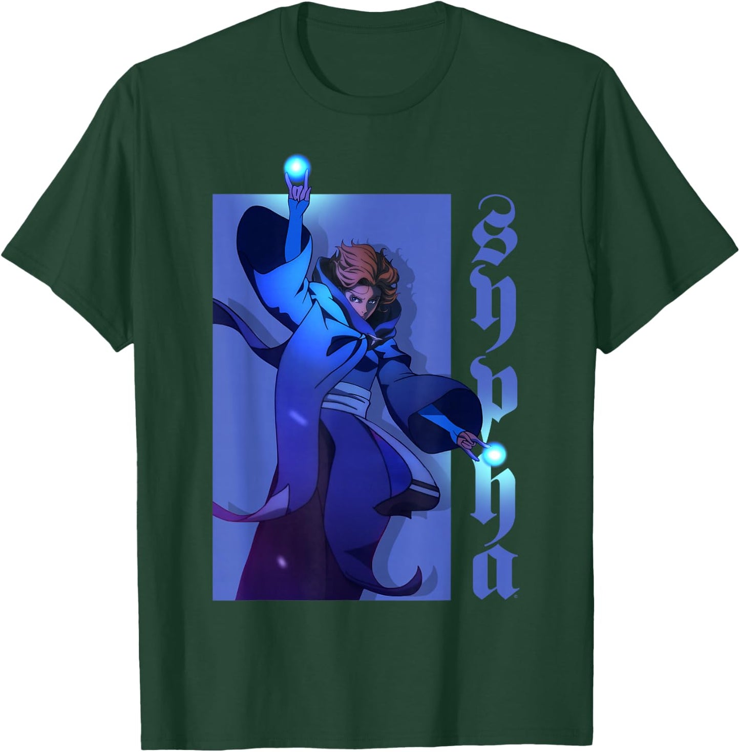 Netflix Castlevania Sypha Character Portrait T-Shirt - T-Shirt | Forest