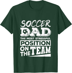 Soccer Dad Shirt Men Soccer Lover Soccer Fathers Day T-Shirt - T-Shirt | Forest