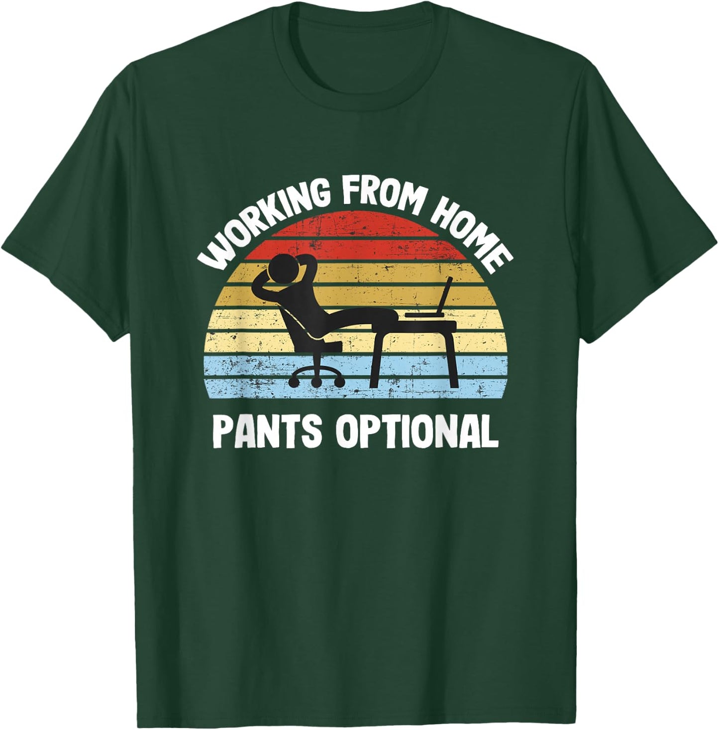 Working From Home T-Shirt - T-Shirt | Forest
