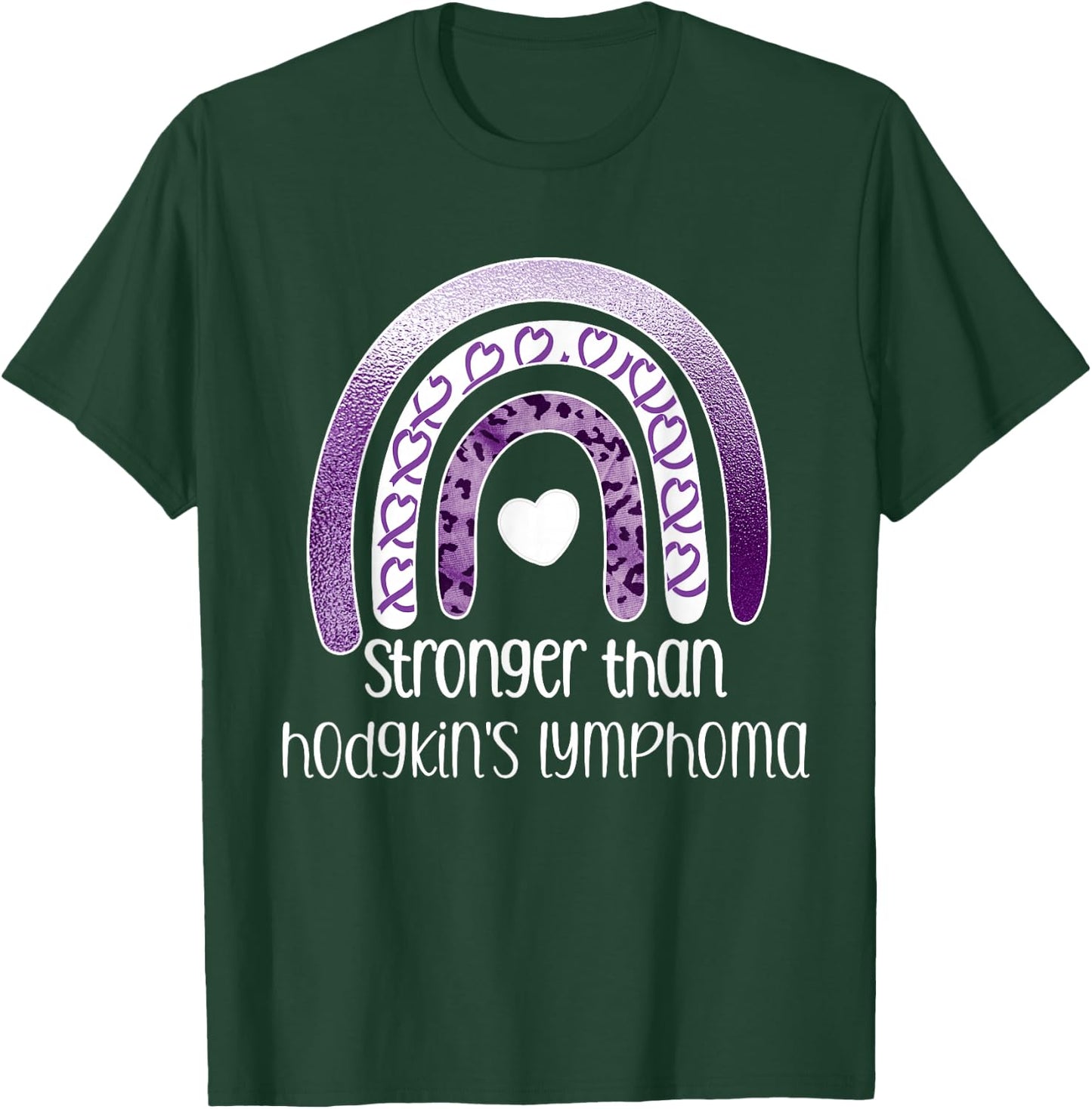 Hodgkin's Lymphoma Survivor Cancer Warrior T-Shirt - T-Shirt | Forest