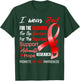 I Wear Red For Hiv Aids Awareness T-Shirt - T-Shirt | Forest