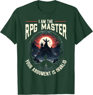 RPG Master D20 Gaming Tabletop Games Funny RPG Gamer T-Shirt - T-Shirt | Forest