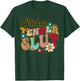 Chicken Tender Slut Groovy Christmas Saying Men Women T-Shirt - T-Shirt | Forest