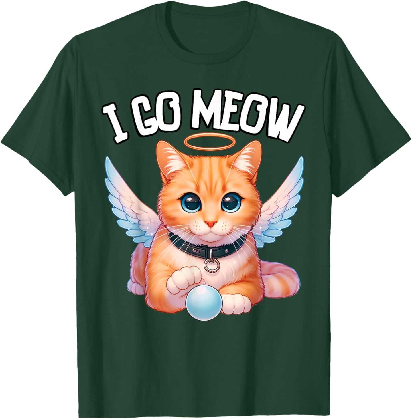 I Go Meow Cat Meme Meowing Not Meowing Cat Anime T-Shirt - T-Shirt | Forest