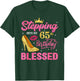 Stepping Into My 65th Birthday Blessed High Heel Women T-Shirt - T-Shirt | Forest