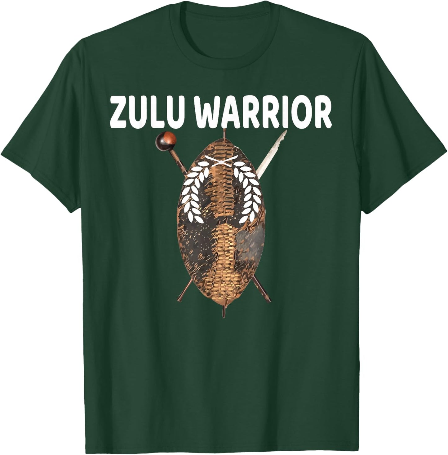 Zulu Warrior Shaka King African Tribe Africa Pride Zulu T-Shirt - T-Shirt | Forest