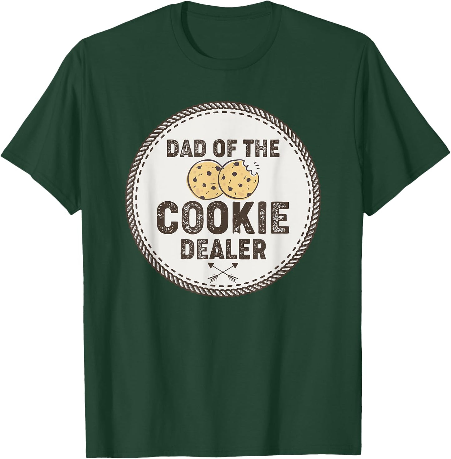Dad of the Cookie Dealer - Scout For Girls T-Shirt - T-Shirt | Forest