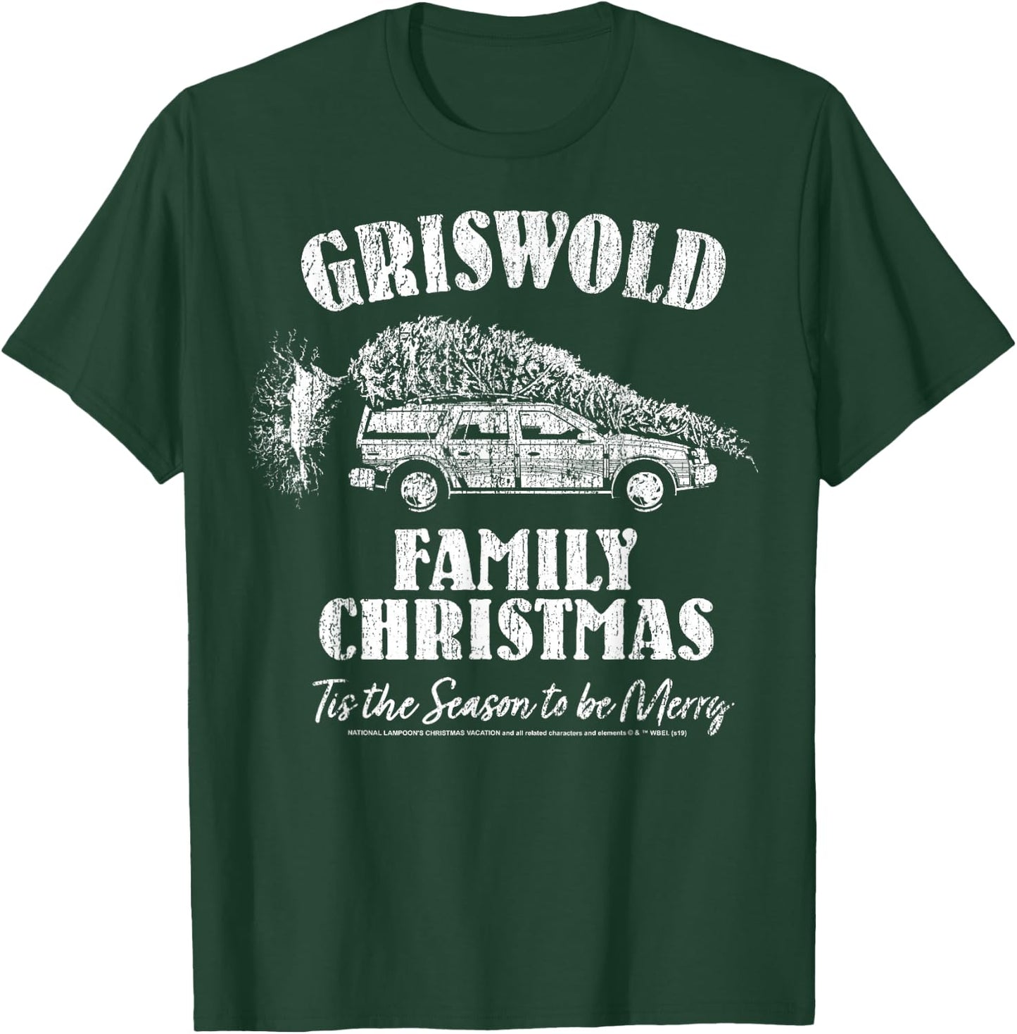 National Lampoon's Christmas Vacation 'Tis The Season Car T-Shirt - T-Shirt | Forest