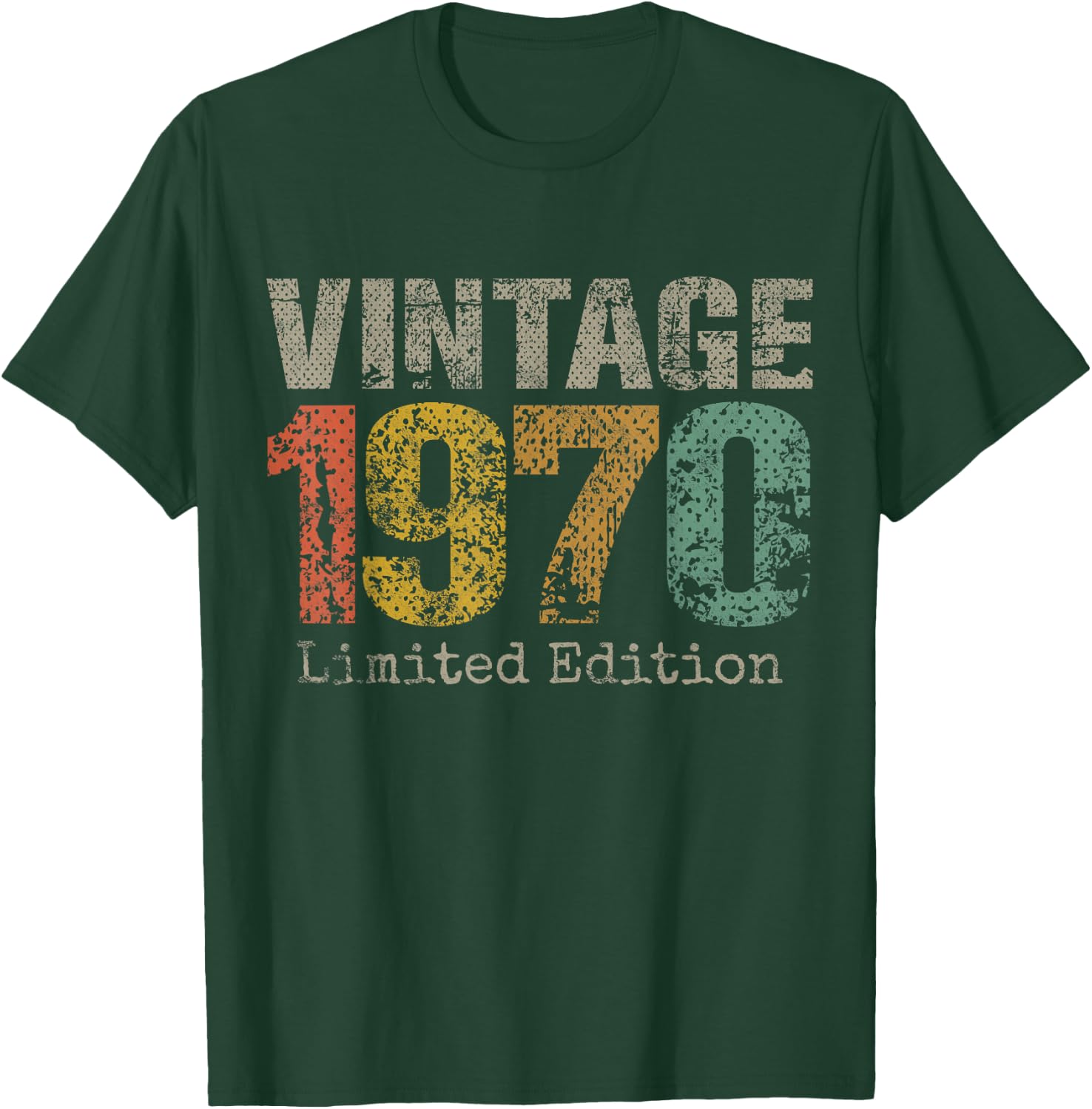 Vintage 1970 Limited Edition 55th Birthday Gifts 55 Year Old T-Shirt - T-Shirt | Forest