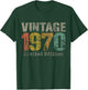 Vintage 1970 Limited Edition 55th Birthday Gifts 55 Year Old T-Shirt - T-Shirt | Forest