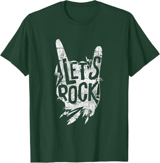 Let's Rock - Music Festival Party T-Shirt - T-Shirt | Forest