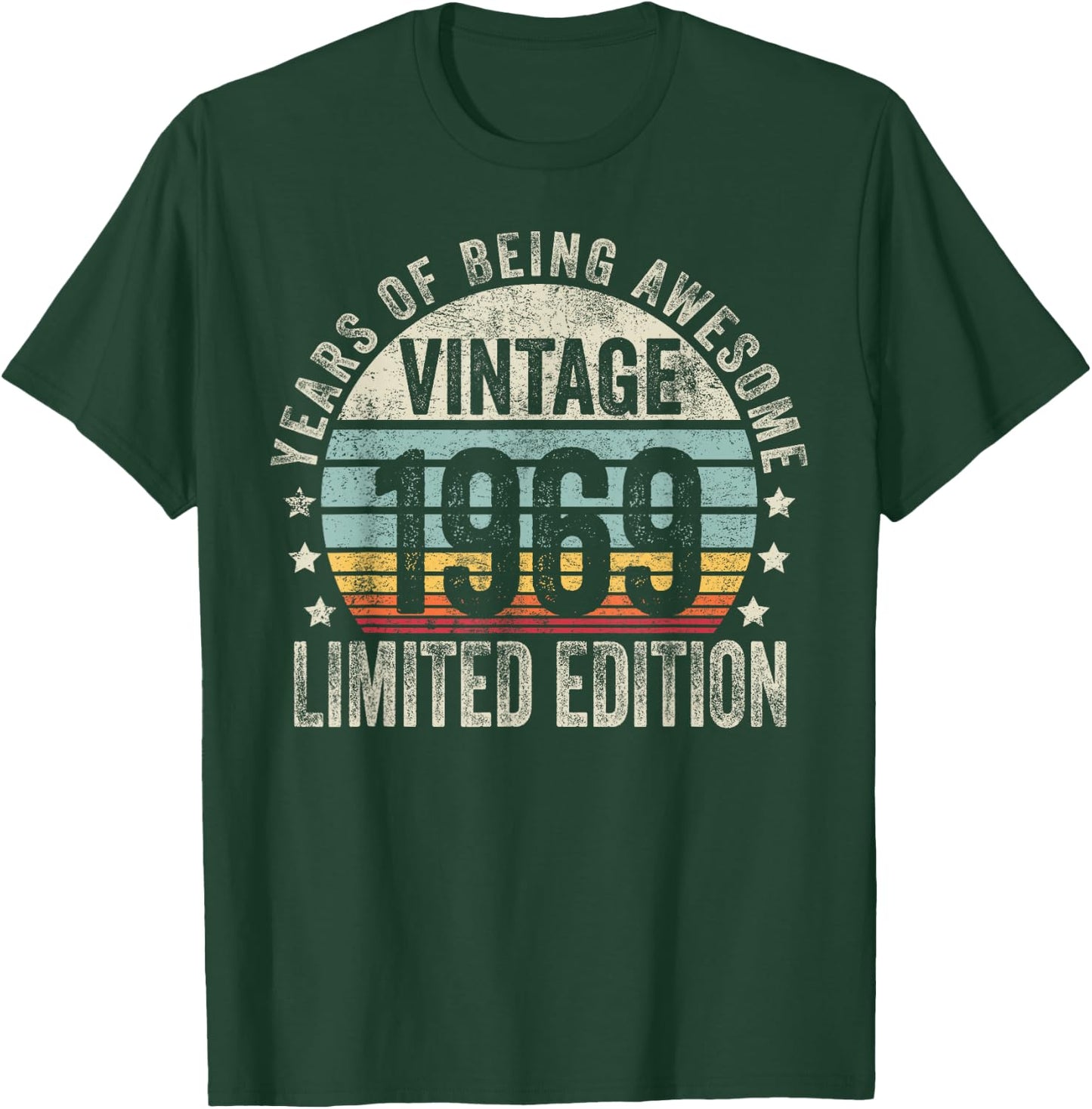 Vintage 1969 T Shirts Retro Funny 1969 Birthday T-Shirt - T-Shirt | Forest
