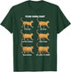Feline Chonk Cat Chart, Funny Cat Meme, Oh Lawd He Comin T-Shirt - T-Shirt | Forest
