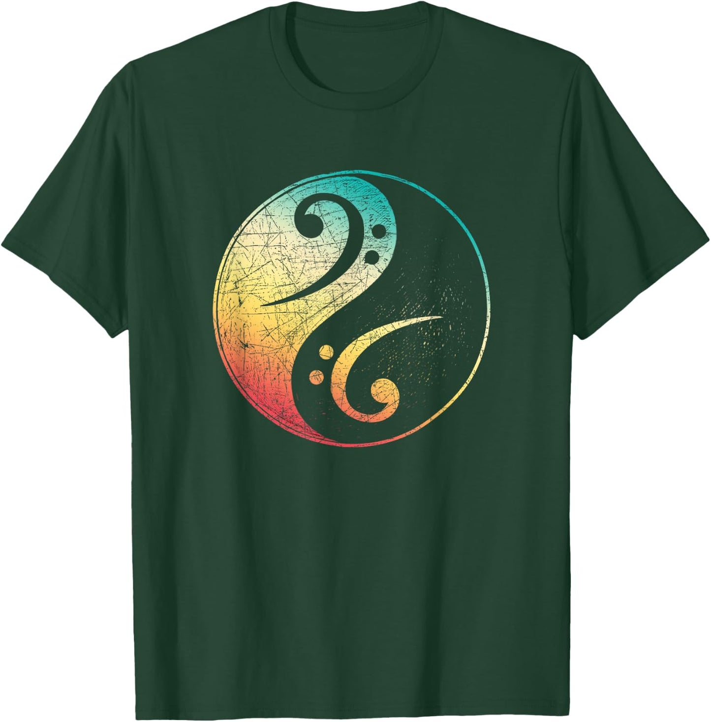 Bass Guitar Player Musical Instrument Bass Guitar T-Shirt - T-Shirt | Forest