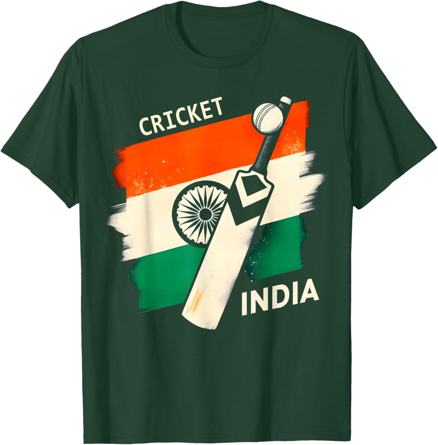 India Cricket Jersey 2024, Cricket Flag of India Team T-Shirt - T-Shirt | Forest