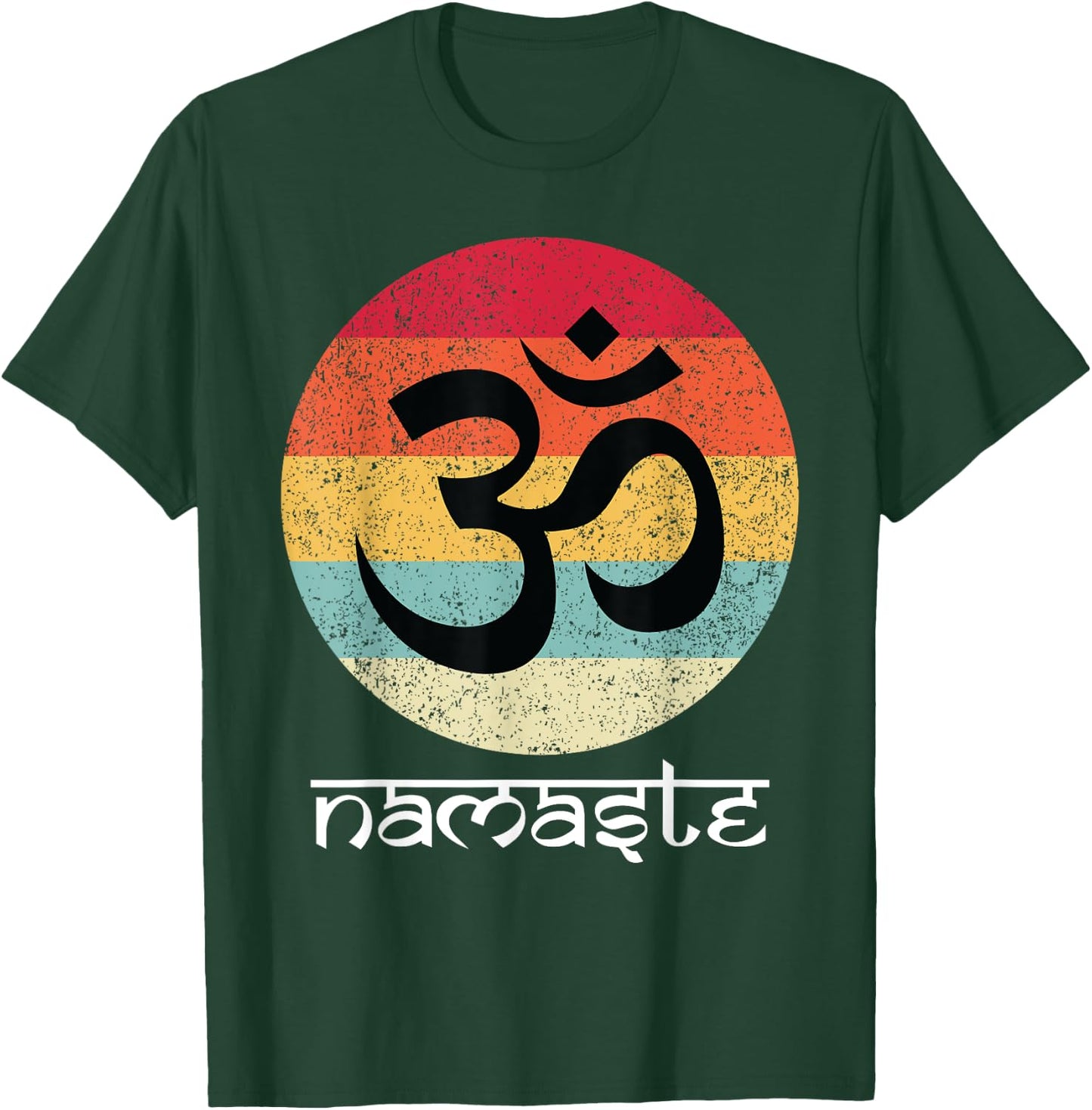 Om Symbol Namaste Aum Ohm Hindu Zen Tantra Yoga Day T-Shirt - T-Shirt | Forest