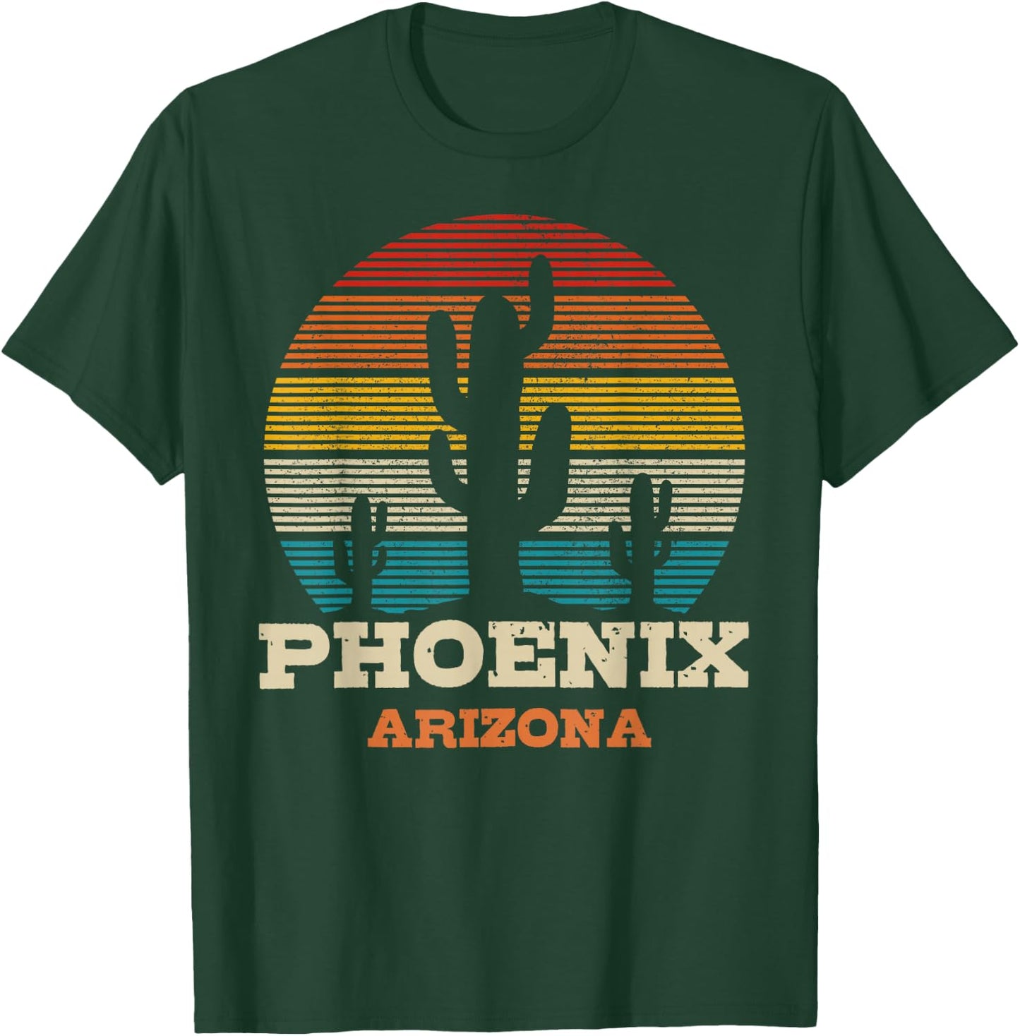 Phoenix Arizona Cactus Vintage Souvenir T-Shirt - T-Shirt | Forest
