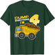 Kids Dump Everything I'm 4 Truck 4 Years Old 4th Birthday Boy T-Shirt - T-Shirt | Forest
