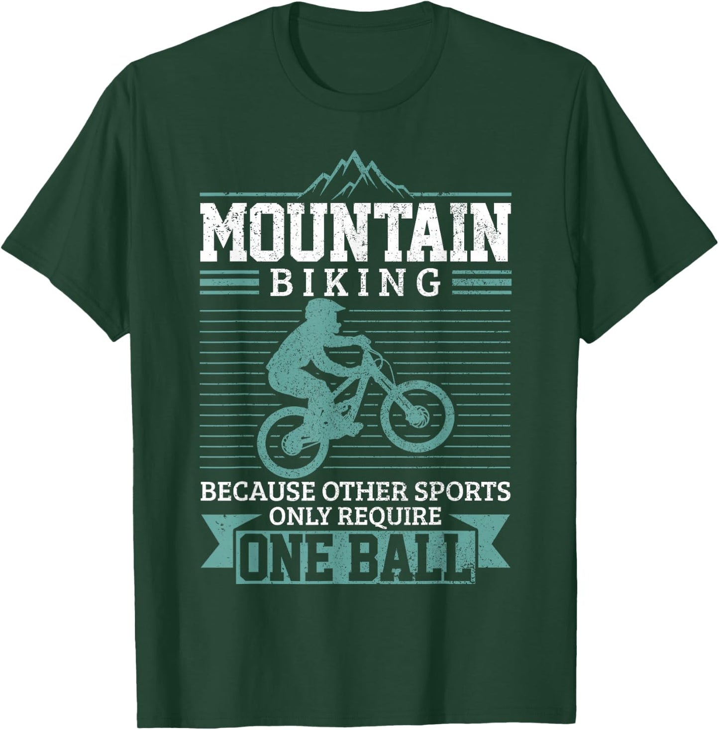 Mountain Bike MTB Downhill Biking Funny Mountain Biker Gift T-Shirt - T-Shirt | Forest