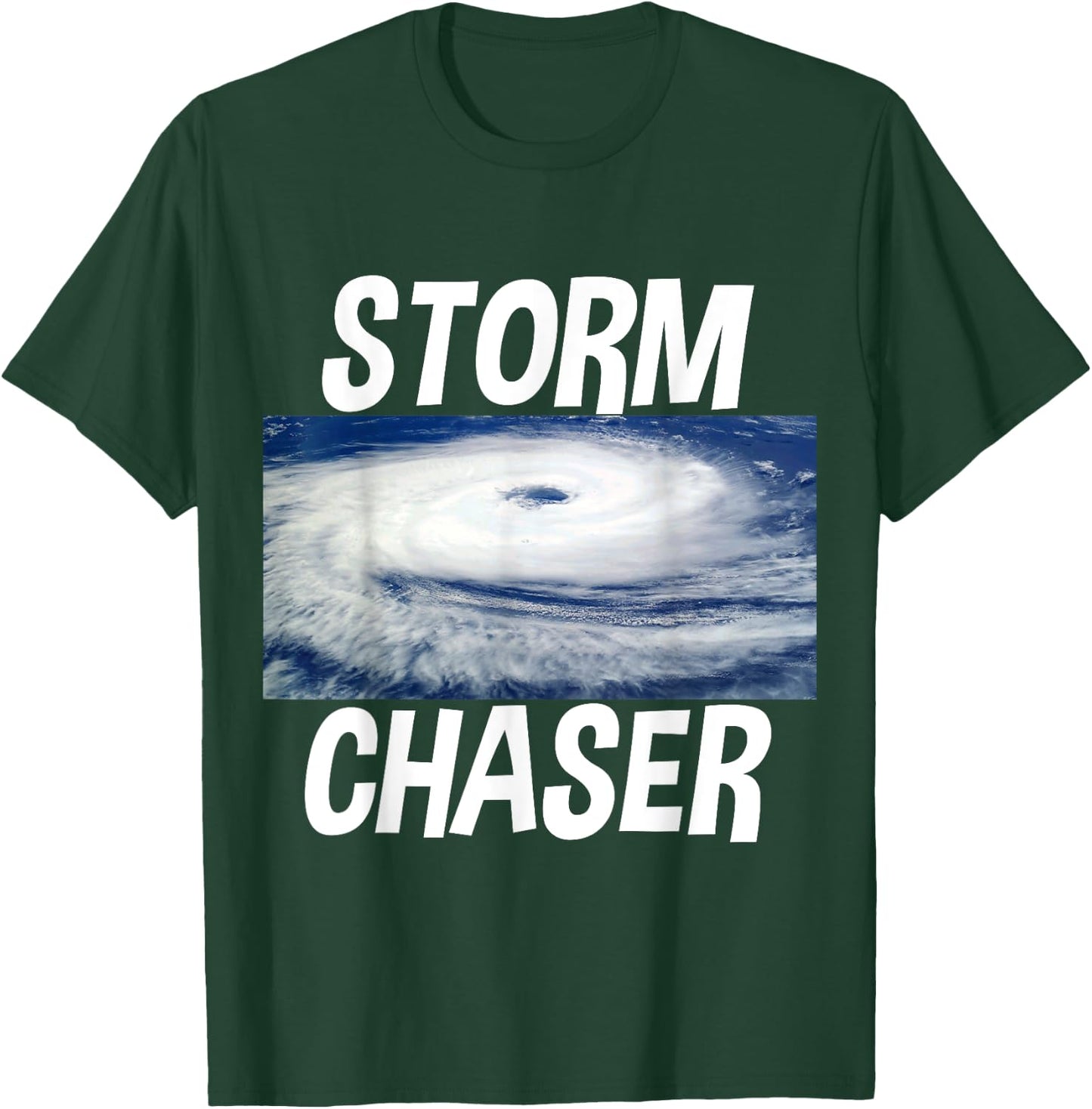Storm Chaser Hurricane Picture Weather Meteorologist T-Shirt - T-Shirt | Forest