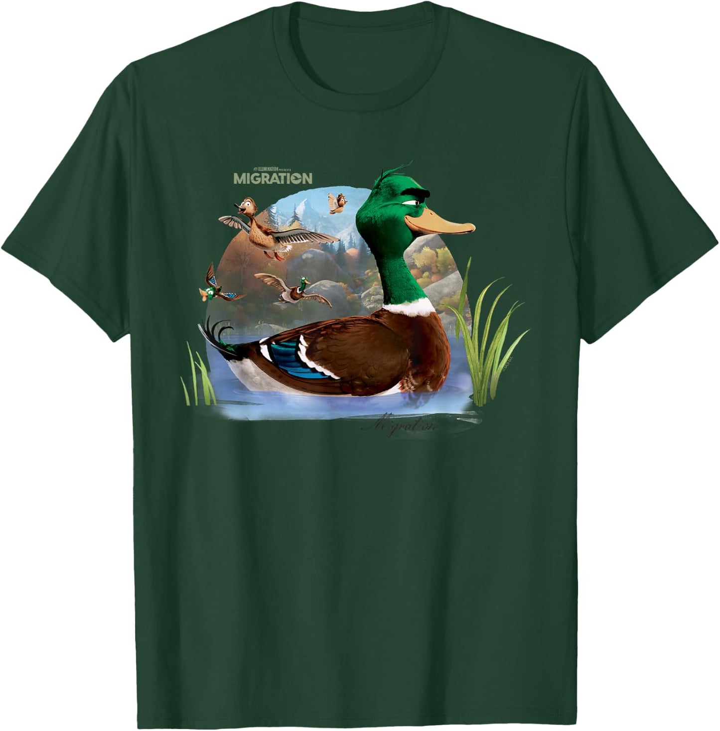 Migration Pond T-Shirt - T-Shirt | Forest