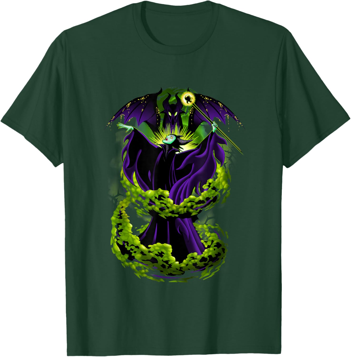 Disney Villains Maleficent Dragon Transformation T-Shirt - T-Shirt | Forest