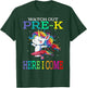 Watch Out Pre-K Here I Come Unicorn Back To School T-Shirt - T-Shirt | Forest