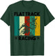 Vintage Flat Track Racing Gift Motorcycle Racer Men Women T-Shirt - T-Shirt | Forest