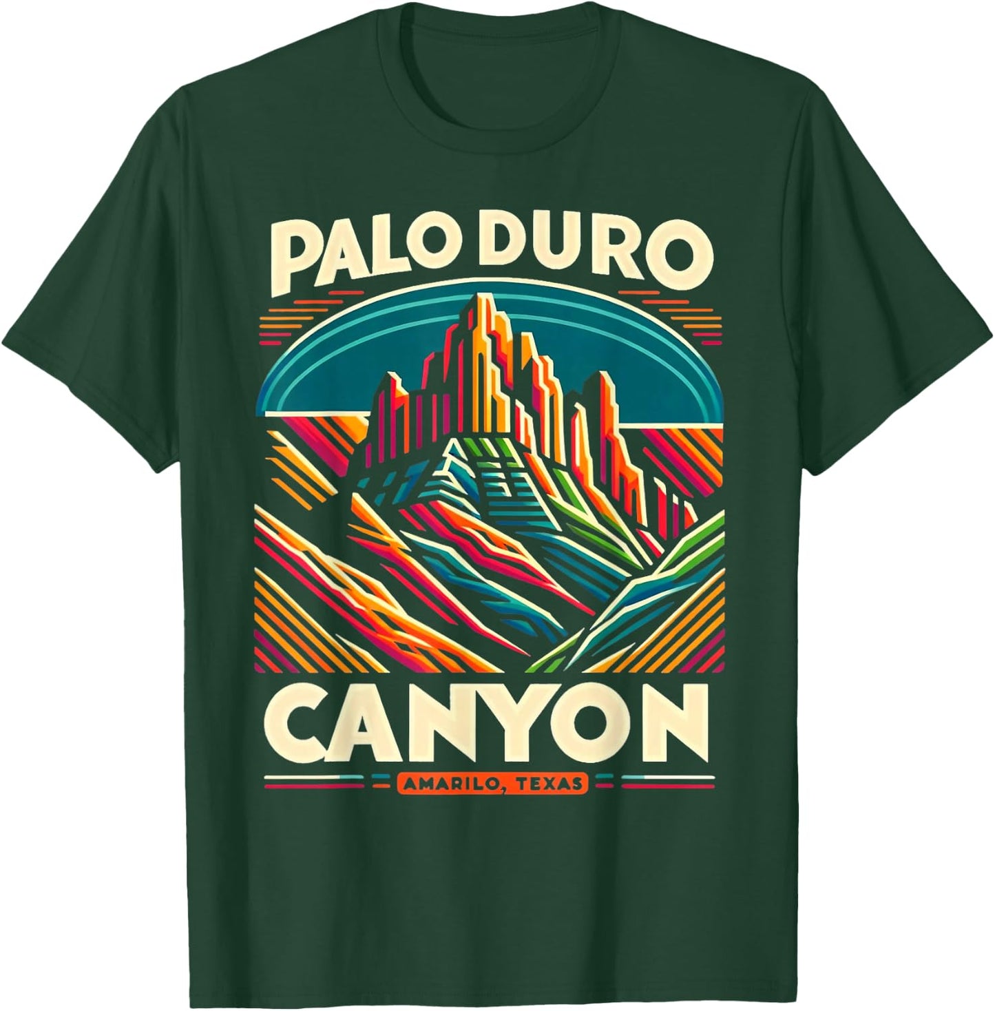 Palo Duro Canyon Amarillo Texas Off-roading Desert Camo T-Shirt - T-Shirt | Forest