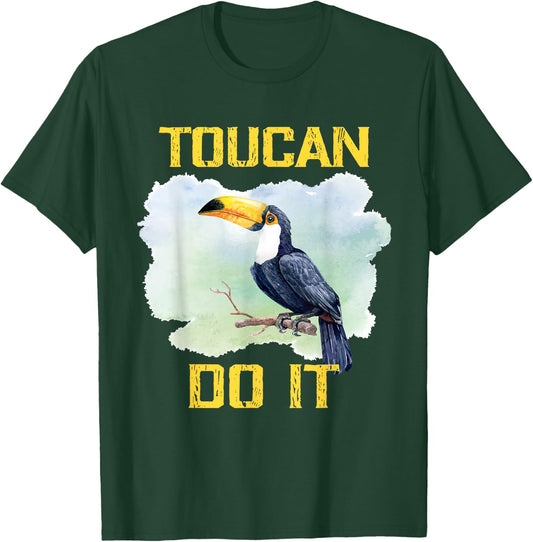 Toucan Do It - Funny Inspiration Quote Gift Zoo Keeper T-Shirt - T-Shirt | Forest