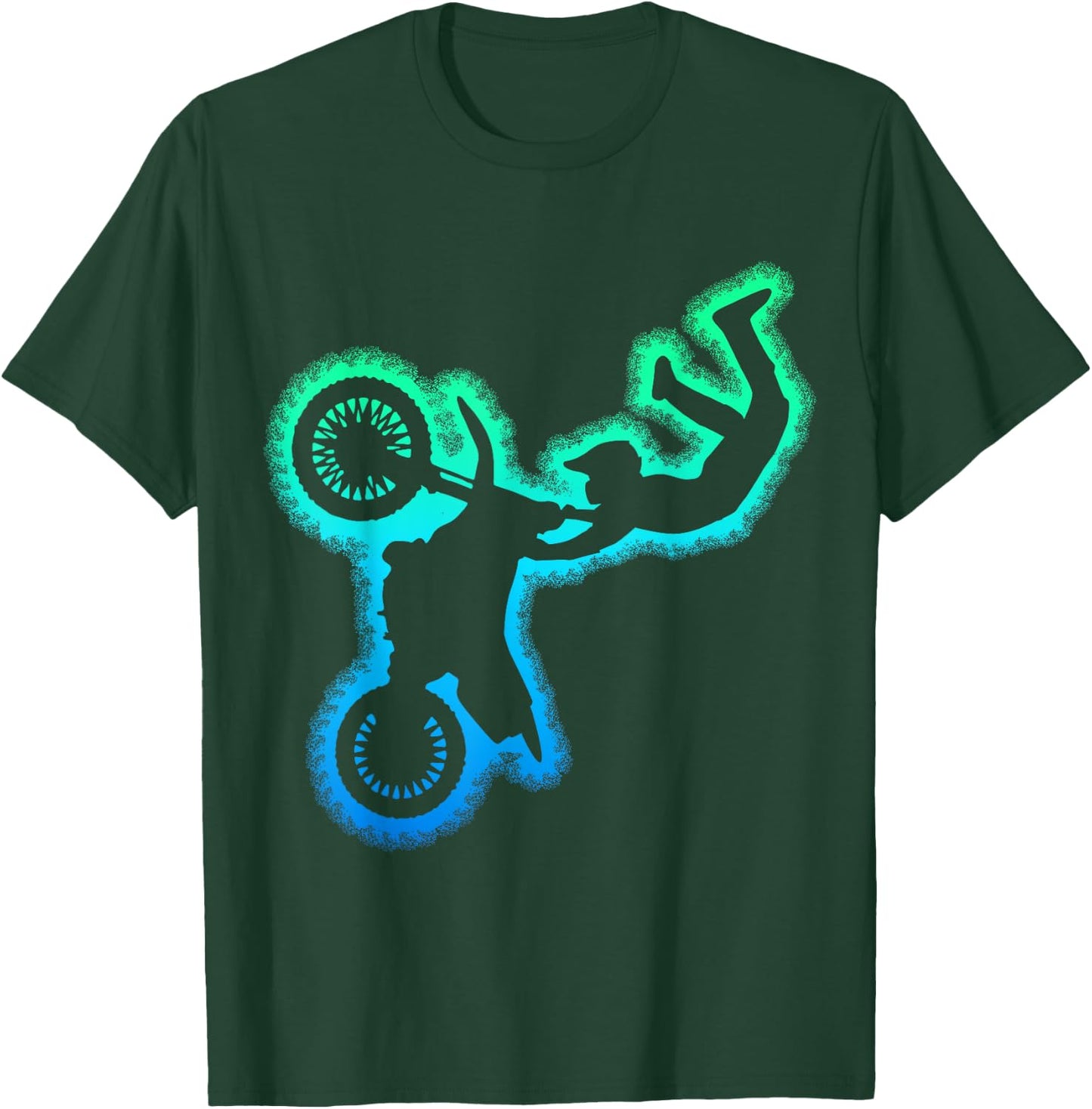 Motocross Dirt Bike Enduro Dirt Biking T-Shirt - T-Shirt | Forest