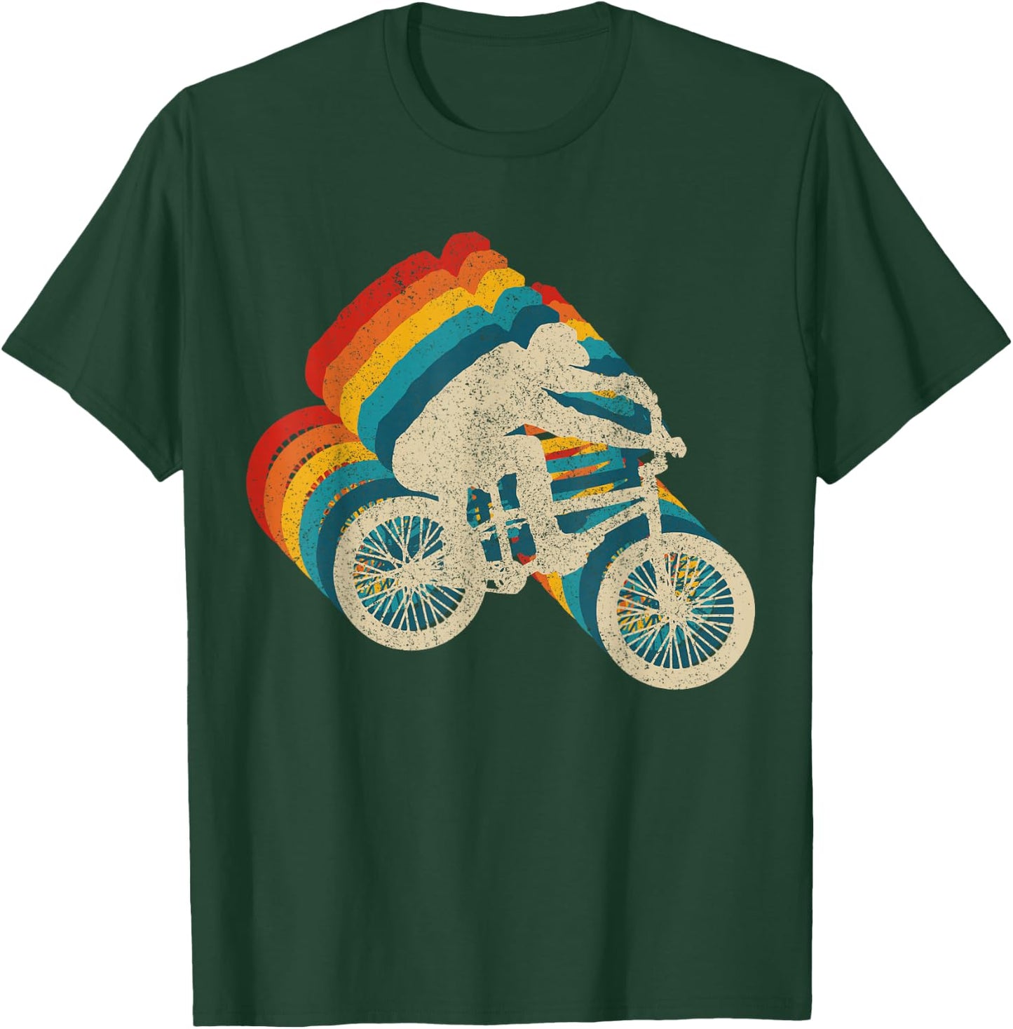 BMX Vintage Retro Bike Bicycle BMXer Gift T-Shirt - T-Shirt | Forest