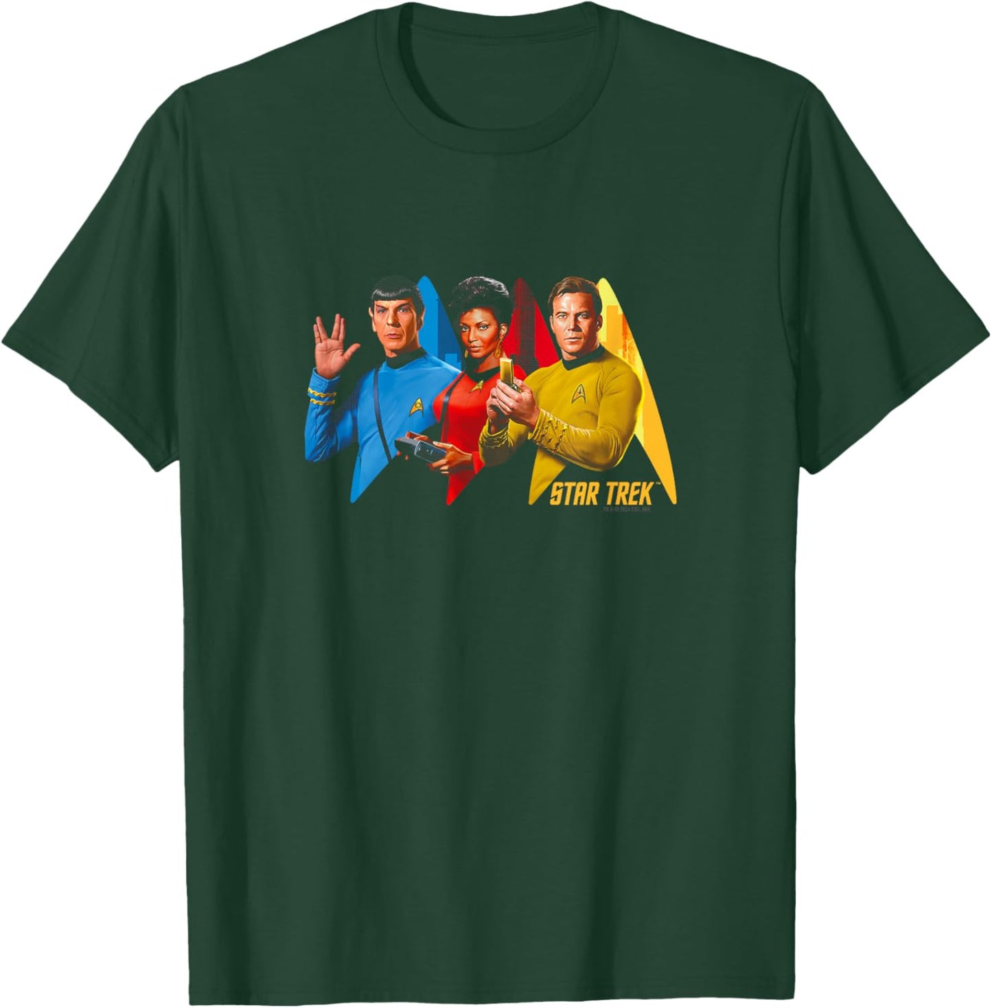 Star Trek Character Group - Officially Licensed T-Shirt - T-Shirt | Forest