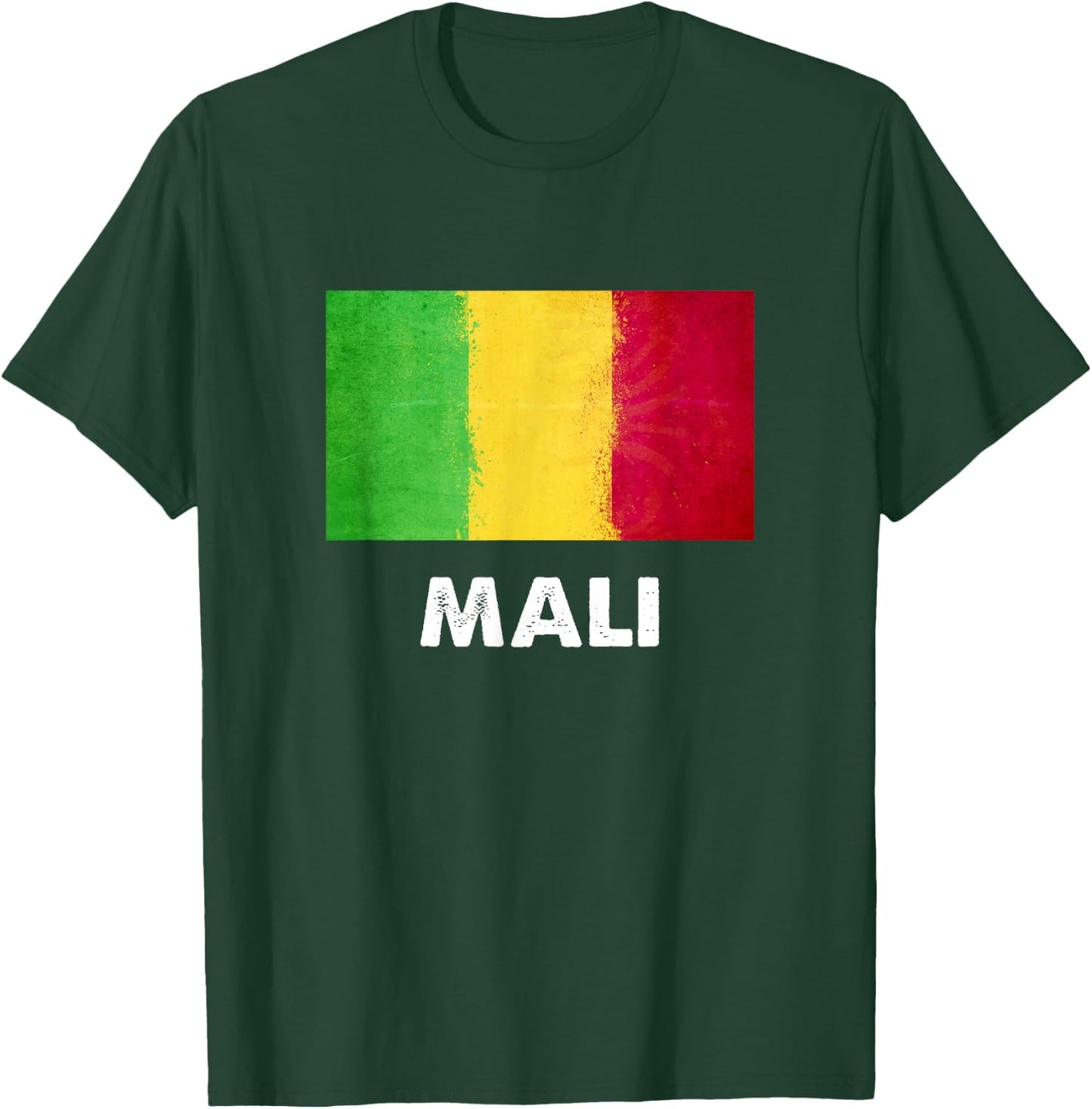 Mali Flag Shirt | Malier T-Shirt - T-Shirt | Forest