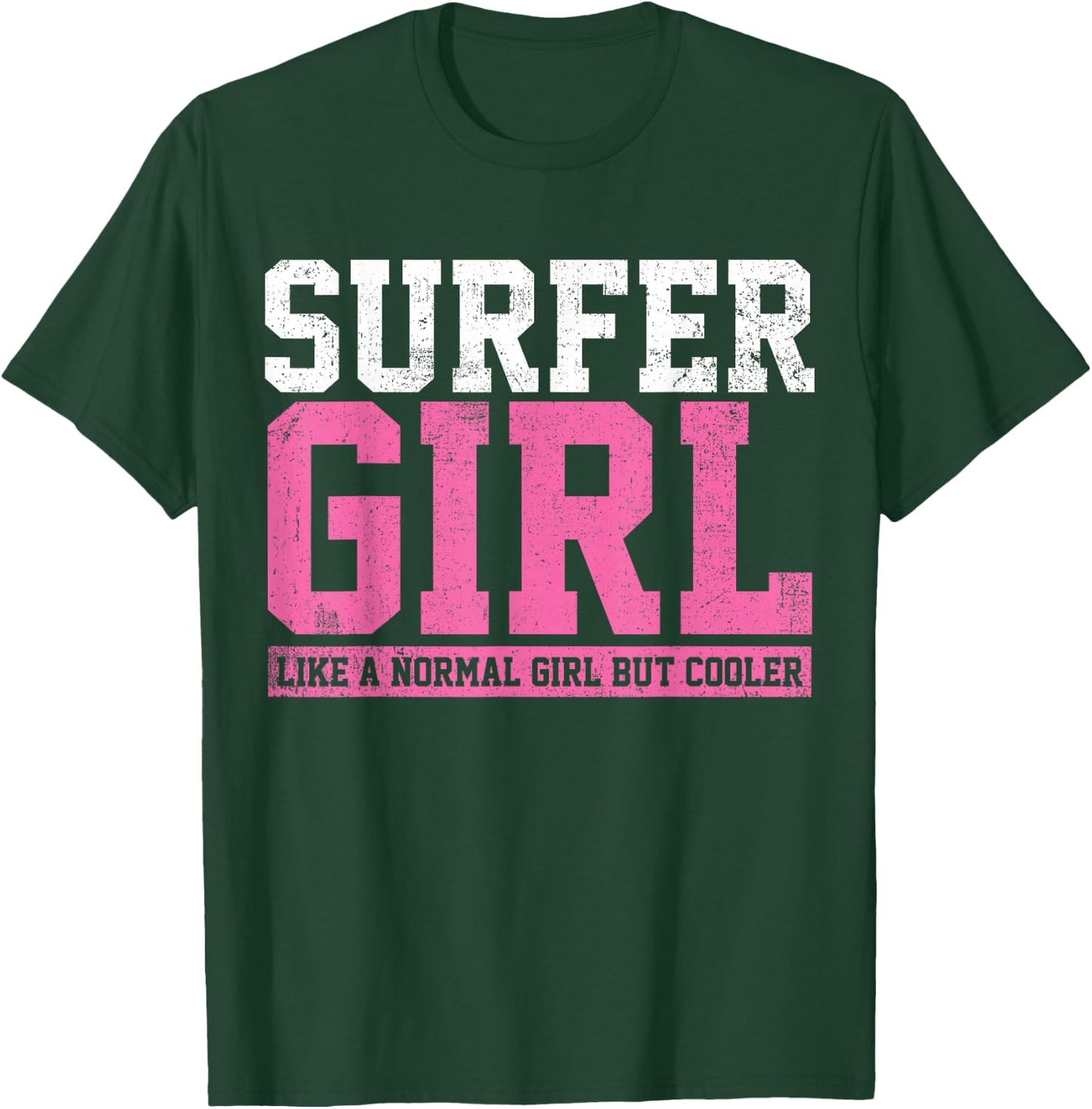 Surfer Girl Surfing Gift T-Shirt - T-Shirt | Forest