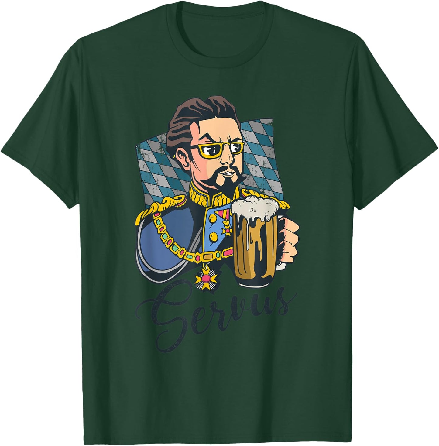 König Ludwig Home Bayern Beer Gift T-Shirt - T-Shirt | Forest