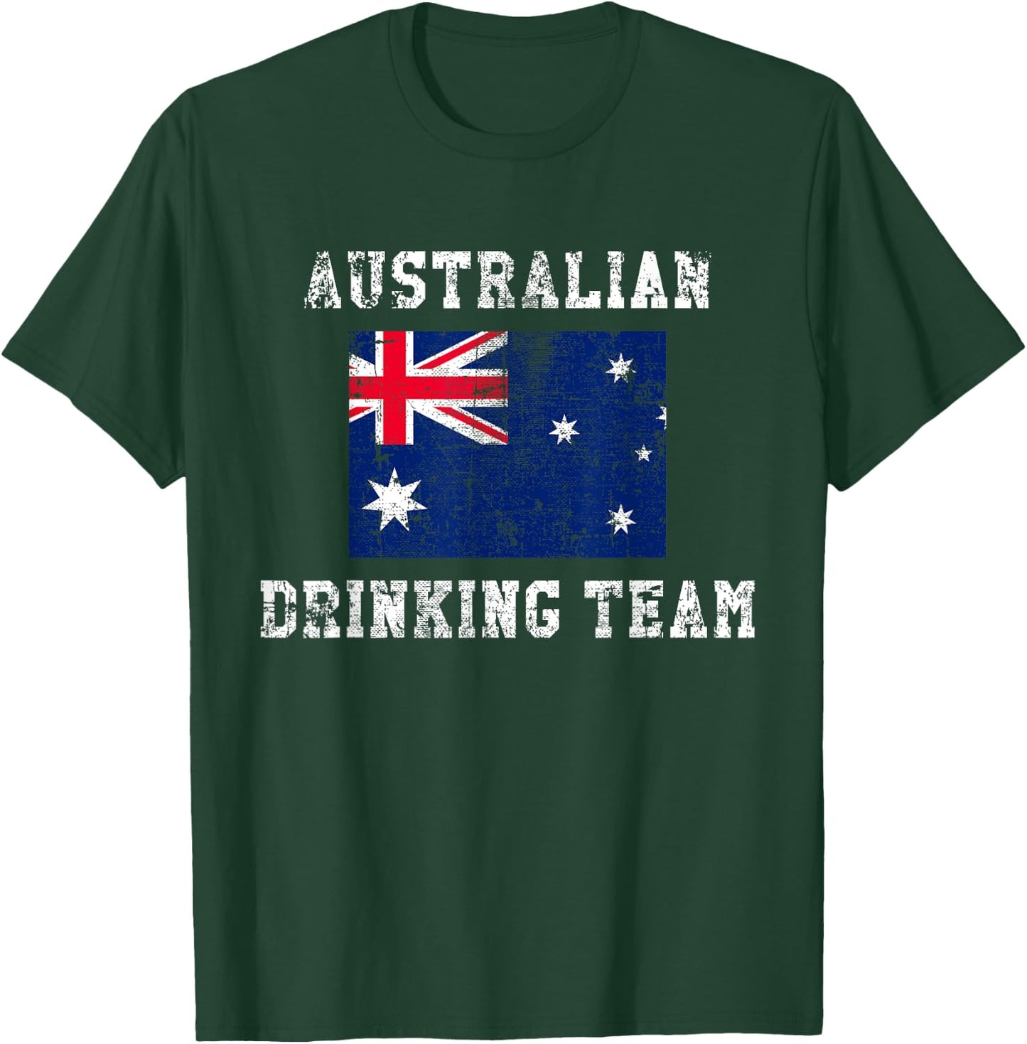 Australian Drinking Team Funny National Pride Gift T-Shirt - T-Shirt | Forest
